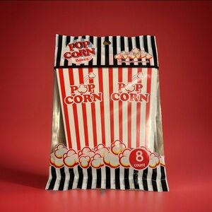 8 Count Popcorn Boxes by Jacent, Party Favors, Movie Night